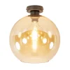 retro_plafondlamp_zwart_m_1-3.webp Cheap Straluma Retro plafondlamp zwart met amber glazen bol