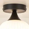 retro_plafondlamp_zwart_m_2-2.webp Clearance Straluma Retro plafondlamp zwart met wit glas
