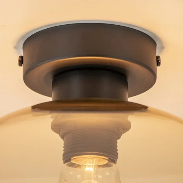 retro_plafondlamp_zwart_m_2-3.webp Cheap Straluma Retro plafondlamp zwart met amber glazen bol