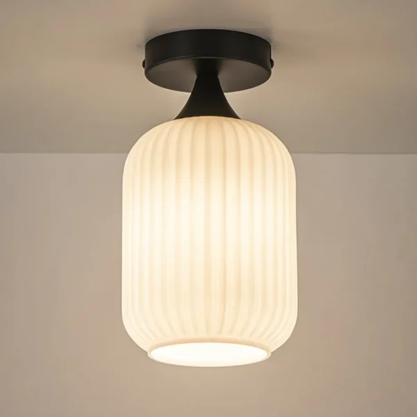 retro_plafondlamp_zwart_m_4-2.webp Clearance Straluma Retro plafondlamp zwart met wit glas