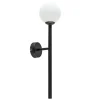 retro_wandlamp_zwart_met__0.webp Best Straluma Retro wandlamp zwart met witte glazen bol