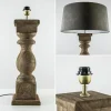 robuuste_lampvoet_cadore__2.webp New Straluma Robuuste lampvoet Cadore massief hout met brons