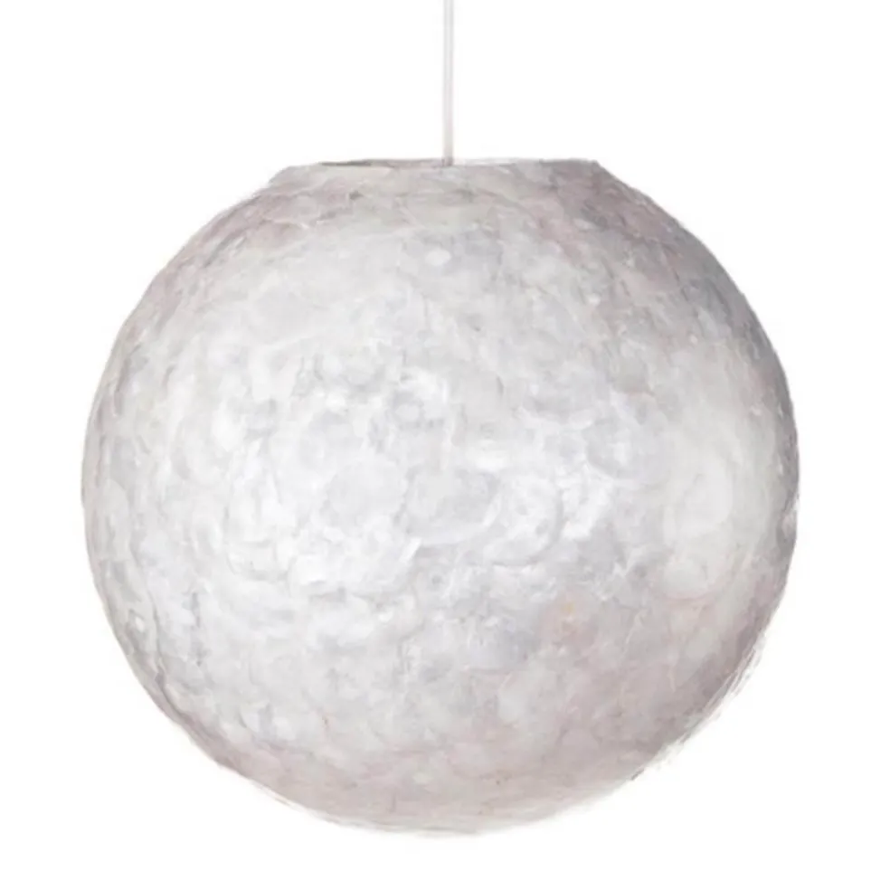 romantische_hanglamp_bol__0.webp Sale Straluma Romantische hanglamp bol creme schelp