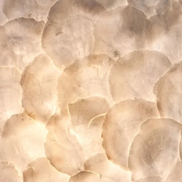 romantische_hanglamp_bol__2.webp Sale Straluma Romantische hanglamp bol creme schelp