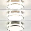 ronde_badkamer_plafonnire_1.webp Best Straluma Ronde badkamer plafonnière nikkel met opaal glas