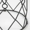ronde_bijzettafel_mangoho_2.webp Best Straluma Ronde bijzettafel mangohout met zwart metaal