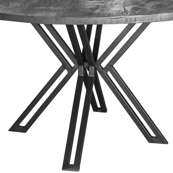 ronde_eettafel_zwart_mang_1.webp Fashion Straluma Ronde eettafel zwart mangohout met zwarte poot