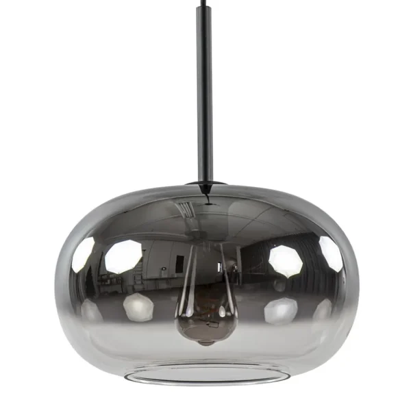 ronde_hanglamp_zwart_met__0.webp Cheap Straluma Ronde hanglamp zwart met smoke/helder glas gradient