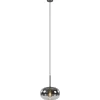 ronde_hanglamp_zwart_met__1.webp Cheap Straluma Ronde hanglamp zwart met smoke/helder glas gradient