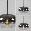 ronde_hanglamp_zwart_met__3.webp Cheap Straluma Ronde hanglamp zwart met smoke/helder glas gradient