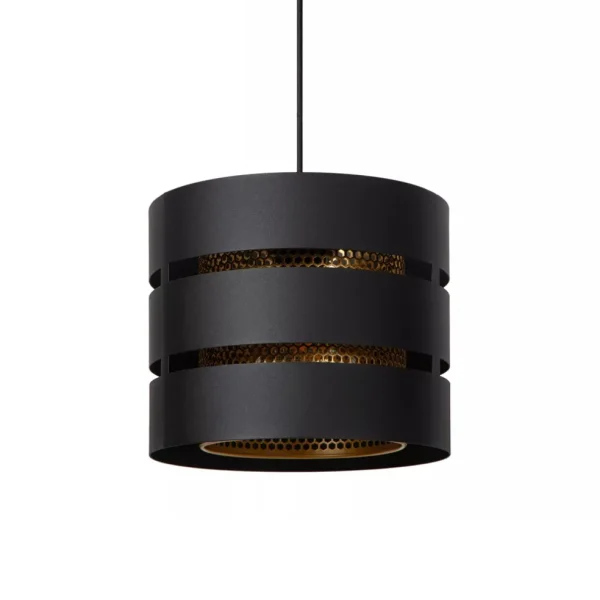 ronde_hanglamp_zwart_meta_0.webp Best Sale Straluma Ronde hanglamp zwart metaal met goud