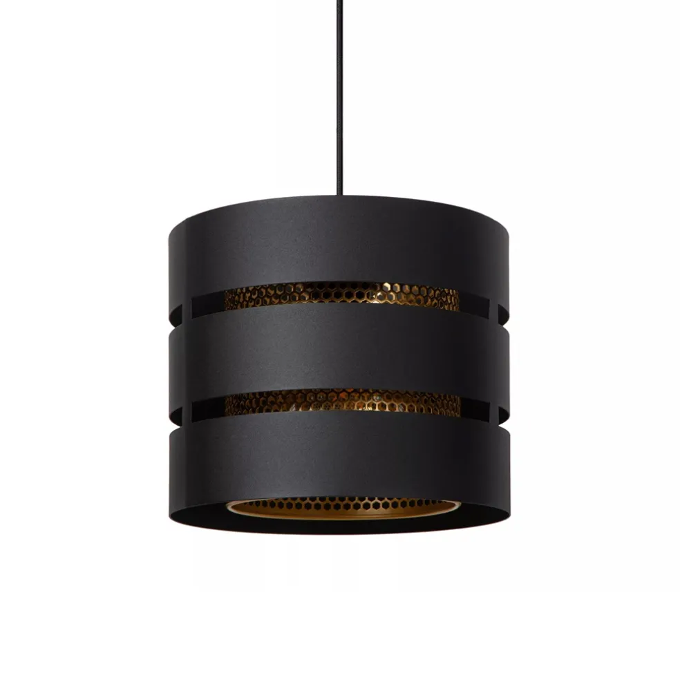 ronde_hanglamp_zwart_meta_0.webp Best Sale Straluma Ronde hanglamp zwart metaal met goud