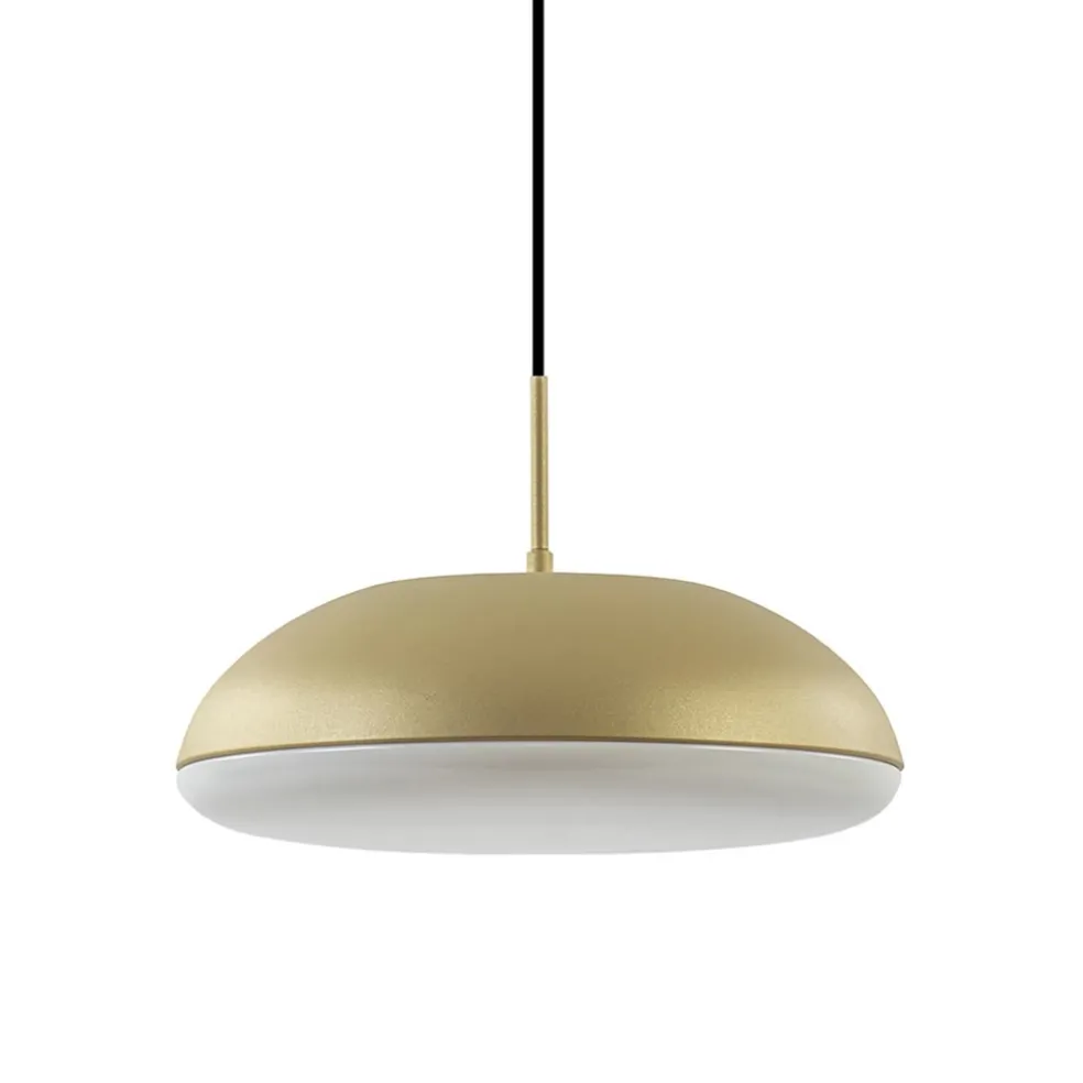 ronde_koepel_hanglamp_gou_0.webp Store Straluma Ronde koepel hanglamp goud met witte kap