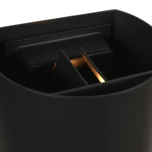 Clearance Straluma Ronde LED buitenlamp zwart inclusief lichtsensor