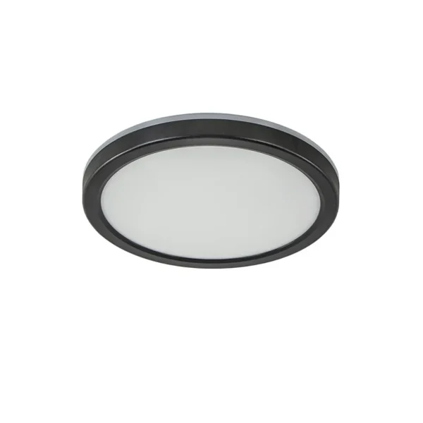 ronde_led_plafondlamp_zwa_0-1.webp Flash Sale Straluma Ronde LED plafondlamp zwart met 3 licht opties IP44