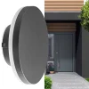ronde_led_wandlamp_tuin_a_4.webp Online Straluma Ronde LED wandlamp tuin antraciet