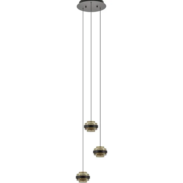 ronde_lichts_hanglamp_zwa_0-1.webp Online Straluma Ronde 3-lichts hanglamp zwart/champagne LED