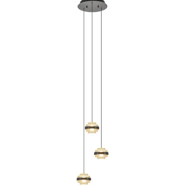 ronde_lichts_hanglamp_zwa_1-1.webp Online Straluma Ronde 3-lichts hanglamp zwart/champagne LED