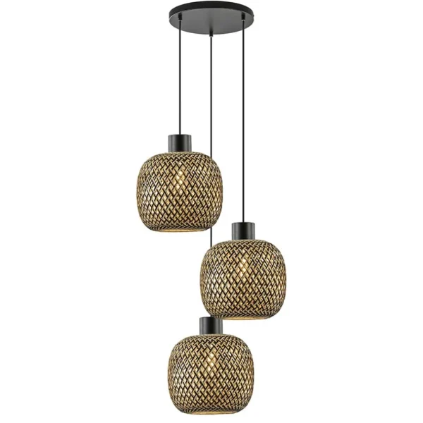 ronde_lichts_hanglamp_zwa_1-4.webp Fashion Straluma Ronde 3-lichts hanglamp zwart met bamboe kappen