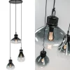 ronde_lichts_hanglamp_zwa_1-5.webp Discount Straluma Ronde 3-lichts hanglamp zwart met smoke/helder glas