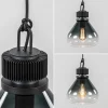 ronde_lichts_hanglamp_zwa_3-5.webp Discount Straluma Ronde 3-lichts hanglamp zwart met smoke/helder glas