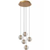 ronde_lichts_led_hanglamp_0-1.webp Flash Sale Straluma Ronde 5-lichts LED hanglamp goud met helder glas