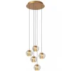 ronde_lichts_led_hanglamp_1-1.webp Flash Sale Straluma Ronde 5-lichts LED hanglamp goud met helder glas