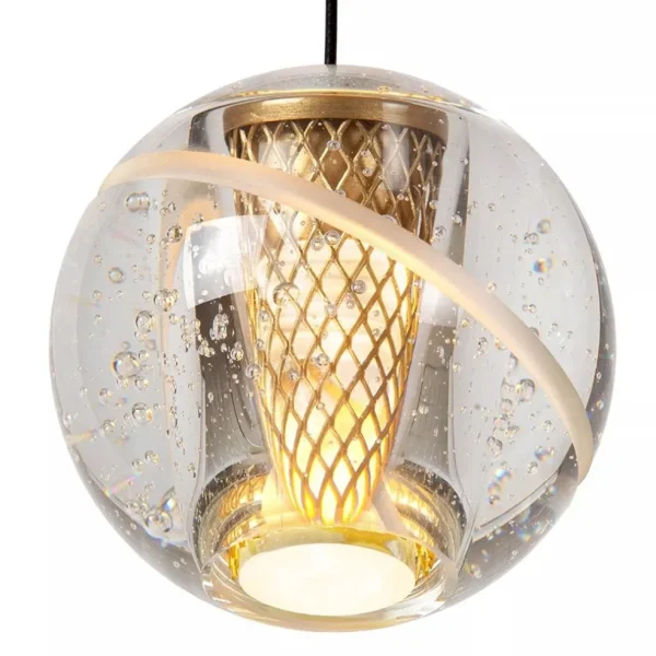 ronde_lichts_led_hanglamp_2-1.webp Flash Sale Straluma Ronde 5-lichts LED hanglamp goud met helder glas