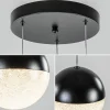 ronde_lichts_led_hanglamp_3.webp Clearance Straluma Ronde 3-Lichts LED hanglamp met zwarte bollen dimbaar