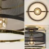 ronde_plafondlamp_gaas_ma_2.webp New Straluma Ronde plafondlamp gaas mat zwart met hoogglans goud