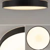 ronde_plafondlamp_zwart_i_2.webp Clearance Straluma Ronde plafondlamp zwart inclusief LED en remote
