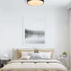ronde_plafondlamp_zwart_i_4.webp Clearance Straluma Ronde plafondlamp zwart inclusief LED en remote
