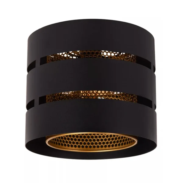 Best Sale Straluma Ronde plafondlamp zwart metaal met goud