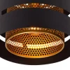 Best Sale Straluma Ronde plafondlamp zwart metaal met goud