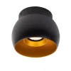 ronde_plafondspot_zwart_m_1.webp Flash Sale Straluma Ronde plafondspot zwart met goud GU10