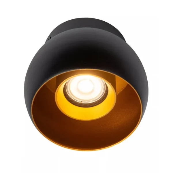 ronde_plafondspot_zwart_m_2.webp Flash Sale Straluma Ronde plafondspot zwart met goud GU10