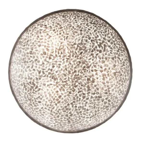 ronde_schelpen_wandlamp_w_1.webp Cheap Straluma Ronde schelpen wandlamp wit/parelmoer 60 cm