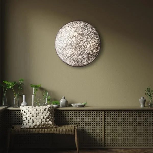ronde_schelpen_wandlamp_w_4.webp Cheap Straluma Ronde schelpen wandlamp wit/parelmoer 60 cm