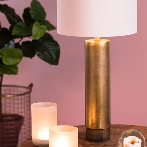 Cheap Straluma Ruw antiek bronzen lampvoet Savi exclusief kap