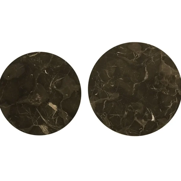 salontafel_alfio_set_van__2.webp New Straluma Salontafel Alfio set van 2 bruin marmer met zwart