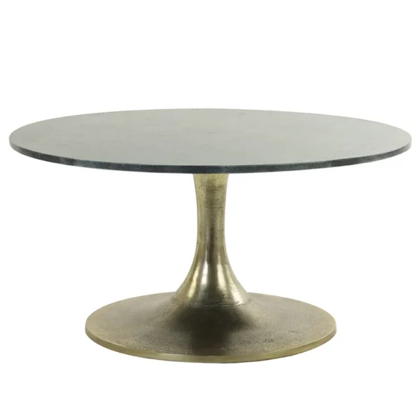 salontafel_rickerd_groen__0.webp Flash Sale Straluma Salontafel Rickerd groen marmer met antiek bronzen poot