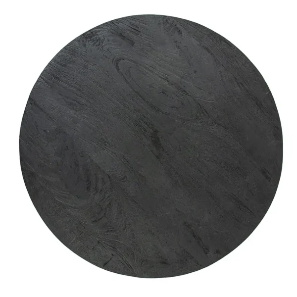 Cheap Straluma Salontafel rond hout zwart 80 cm