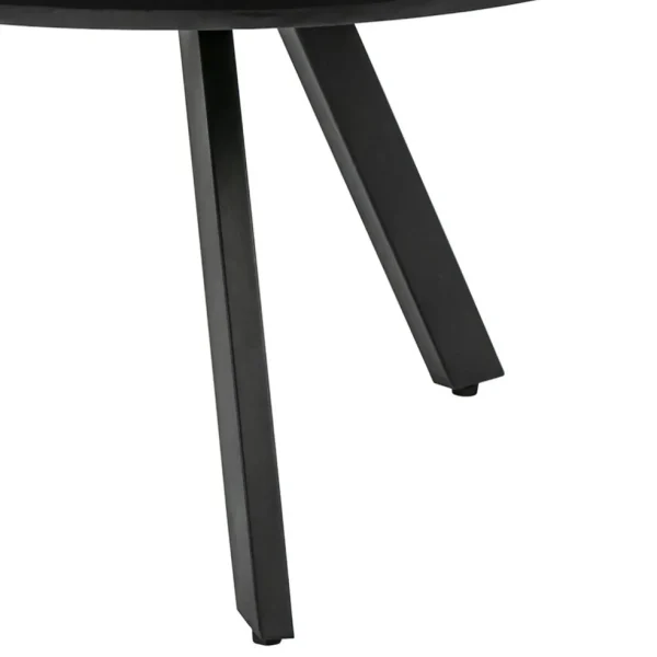 Cheap Straluma Salontafel rond hout zwart 80 cm