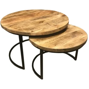 salontafel_set_van__rond__0.webp New Straluma Salontafel set van 2 rond hout