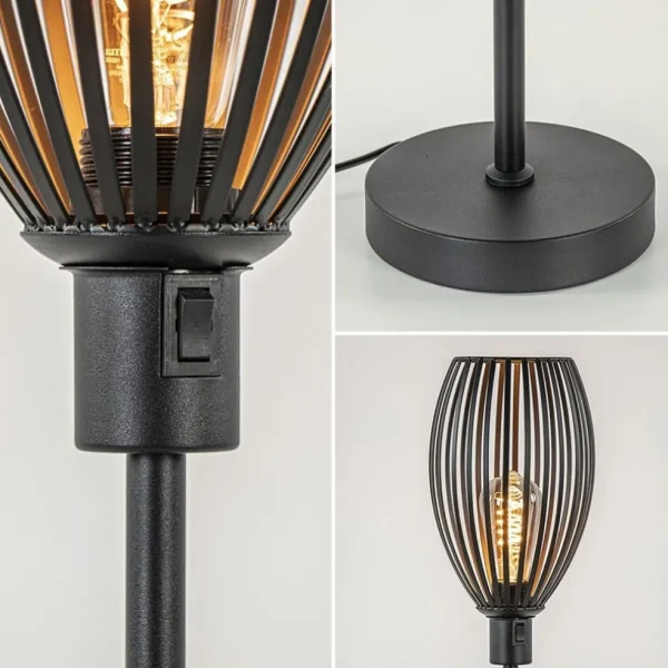 Best Straluma Scandinavische tafellamp mat zwart