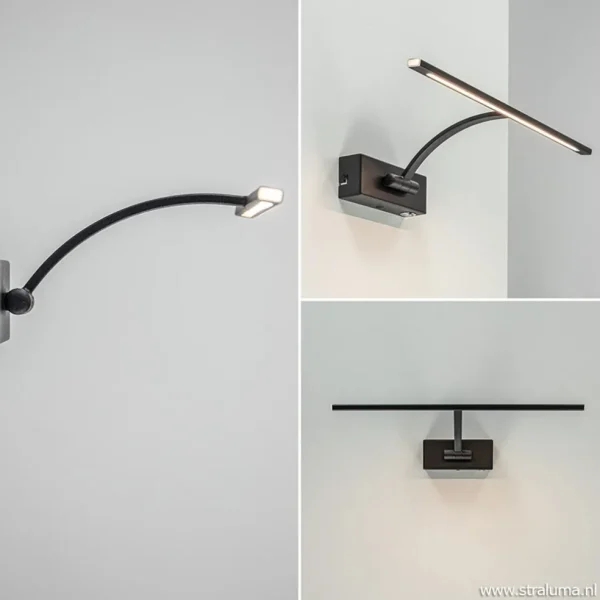 schilderijlamp_matisse_zw_1.webp Best Straluma Schilderijlamp Matisse zwart 34cm