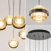 sfeervolle_lichts_hanglam_3.webp Store Straluma Sfeervolle 5-lichts hanglamp zwart/champagne inclusief LED