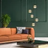 sfeervolle_lichts_hanglam_4.webp Store Straluma Sfeervolle 5-lichts hanglamp zwart/champagne inclusief LED