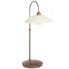 Fashion Straluma Sfeervolle tafellamp brons met creme glas klassiek