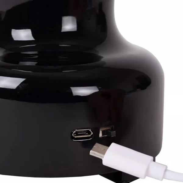 Cheap Straluma Sfeervolle tafellamp op batterij zwart dimbaar